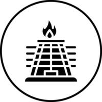 Oil Tower Vector Icon