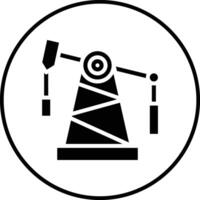 Oil Pump Vector Icon