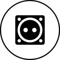 icono de vector de enchufe