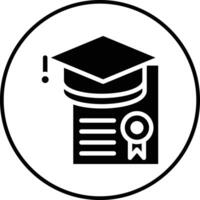 Graduation Diploma Vector Icon