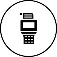 Pos Terminal Vector Icon