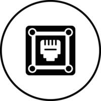 Telephone Socket Vector Icon