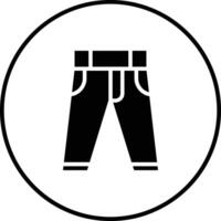 icono de vector de pantalones