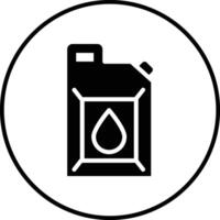 petróleo frasco vector icono