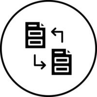 Data Transfer Vector Icon