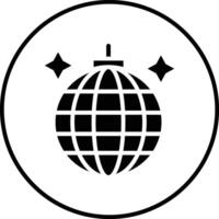 icono de vector de bola de discoteca