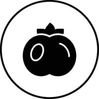 icono de vector de tomate