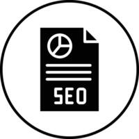 SEO Report Vector Icon