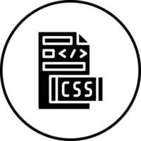 CSS File Vector Icon