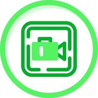 Video Green mix Icon vector