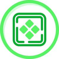 Component Green mix Icon vector