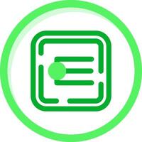 Endpoint Green mix Icon vector