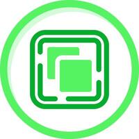 Drag and drop Green mix Icon vector