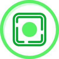 punto verde mezcla icono vector