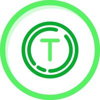 Add text Green mix Icon vector