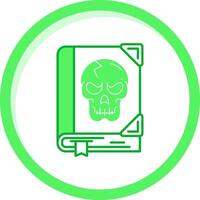 Horror Green mix Icon vector