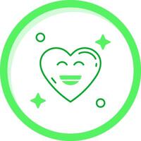 Smile Green mix Icon vector