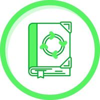 reciclado verde mezcla icono vector