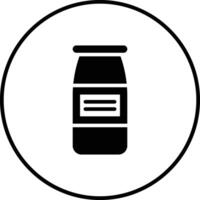 Milk Bottle Vector Icon