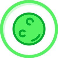 Moon Green mix Icon vector