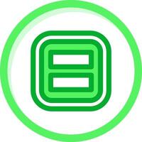 Layout Green mix Icon vector