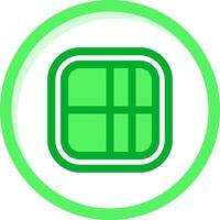 Layout Green mix Icon vector