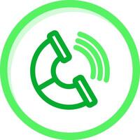 Phone Green mix Icon vector