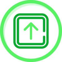 Arrow Green mix Icon vector