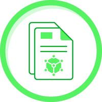 3d Green mix Icon vector