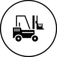 Forklift Vector Icon