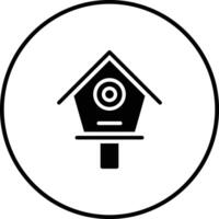 Bird House Vector Icon