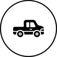 icono de vector de camioneta