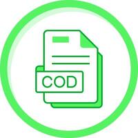 Cod Green mix Icon vector