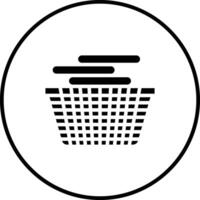 Laundry Basket Vector Icon