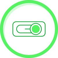Switch Green mix Icon vector