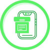 Archive Green mix Icon vector