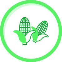 Corn Green mix Icon vector
