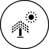 icono de vector de energía verde