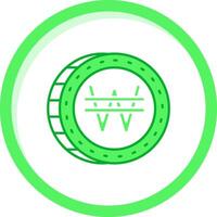 Won Green mix Icon vector