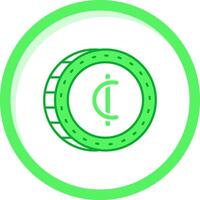 Cedis Green mix Icon vector