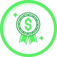 Reward Green mix Icon vector
