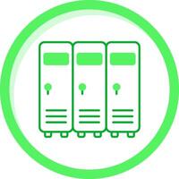 Lockers Green mix Icon vector