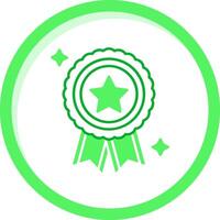 Badge Green mix Icon vector