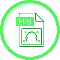 eps archivo formato verde mezcla icono vector