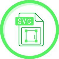 Svg file format Green mix Icon vector