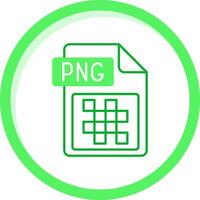 Png file format Green mix Icon vector