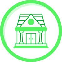 Building Green mix Icon vector