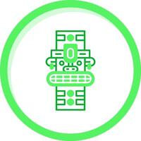 Totem Green mix Icon vector