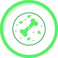 Fossil Green mix Icon vector