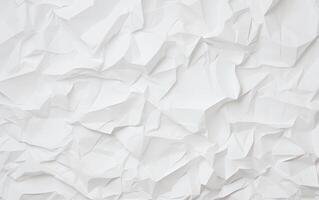 AI generated Crumpled torn paperboard texture pattern photo